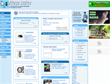 Tablet Screenshot of bichos.com.ar